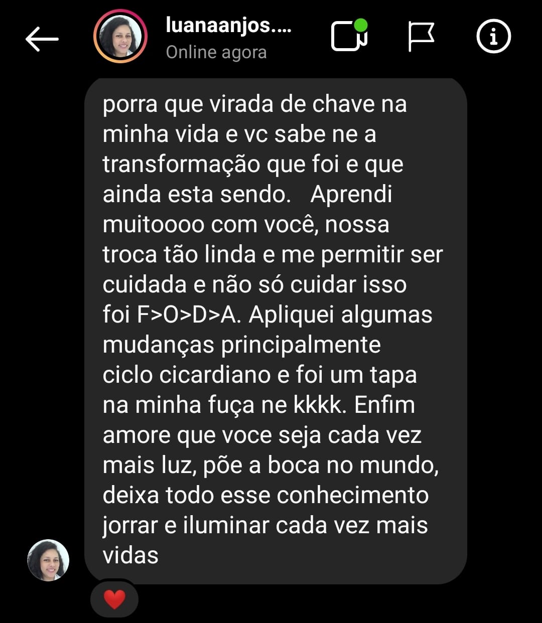 Depoimento das alunas 4