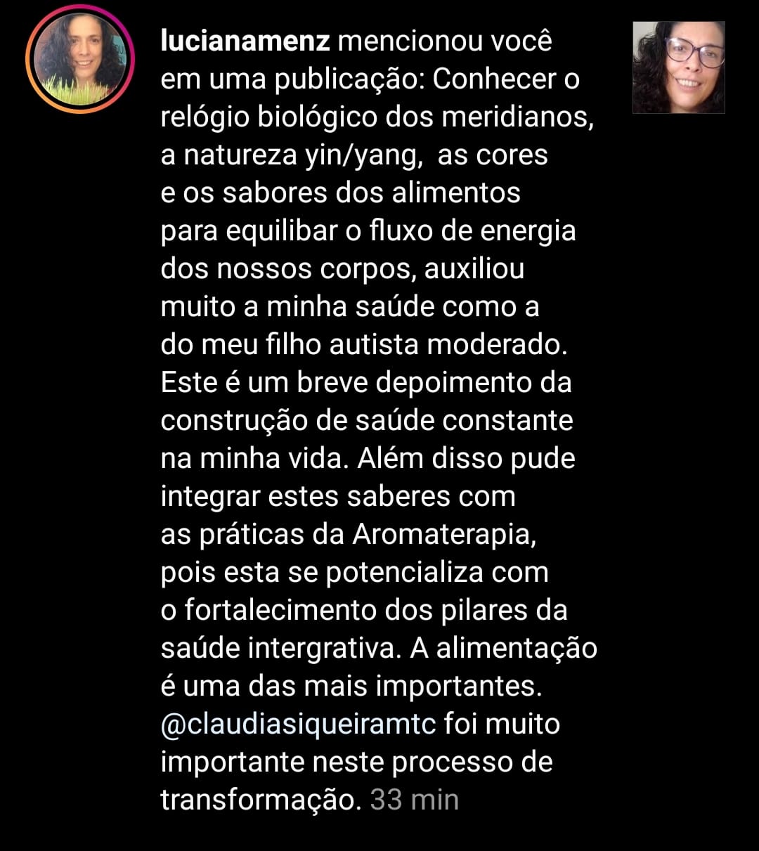 Depoimento das alunas 5